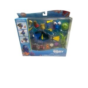 2016 Bandai Disney Pixar Finding Dory Changing Looks Dory 20+ Pieces Toy Set New